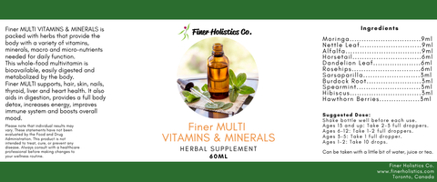 Finer Multi (Vitamins & Minerals)